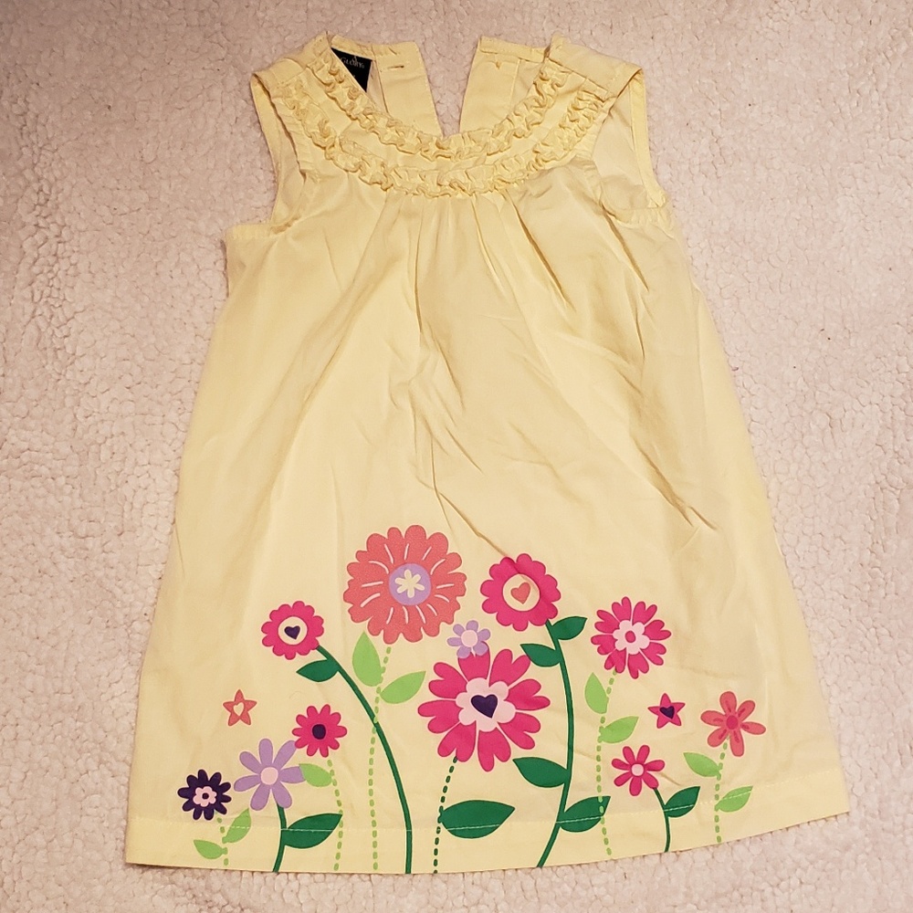 Yellow Floral Dress
